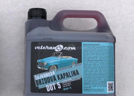 Silikonová brzdová kapalina DOT 5 - 3l